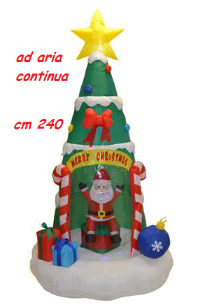 ALBERO DI NATALE GONFIABILE - CM.240